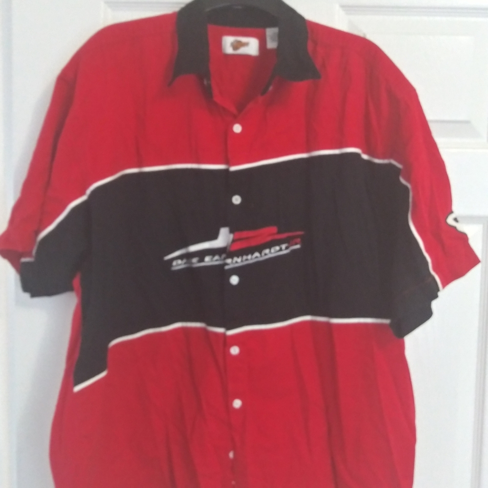 winners circle brand NASCAR pit crew button up